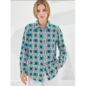 Big Dart Gestreepte Lange Mouwen Shirt