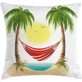 Abakuhaus Grafische Strandkussenhoes – Dubbelzijdig bedrukt – 45x45 cm