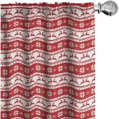 Abakuhaus Voorhangen – 2x75x225 cm – Mikrofaser – Ruby-Wit