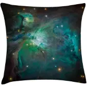 Abakuhaus – Kussenhoes Nevel 40x40 cm – Dubbelzijdig bedrukt, rits, Teal