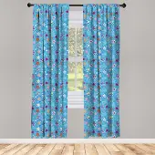 Abakuhaus Sterren gordijnen – 2x75x245 cm – Veelkleurige hemellichamen