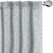 Abakuhaus Oosterse gordijnen – 2x75x245 cm – babyblauw