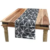 Abakuhaus Tafelloper – Geometrische vormen – 40×180 cm – donkerblauw