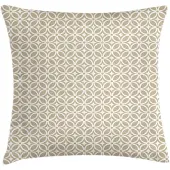 Abakuhaus Geometrische kussenhoes – Dubbelzijdig bedrukt, 45x45 cm, Schemering & Wit