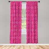 Abakuhaus Gordijnen – 2-delige 75 x 245 cm – microvezel, halfverduisterende, roze