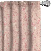 Abakuhaus Gordijnen – 2x75x225 cm – Microvezel, verduisterend, perzik-koraal