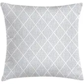 Abakuhaus Rhombus-kussenhoes – dotmotieven – dubbelzijdig bedrukt 60x60 cm – wit-lichtgrijs