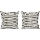 Abakuhaus Art Deco Kussenhoes Set 2x40x40 – Dubbelzijdig bedrukt – microvezel