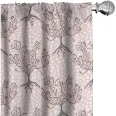Abakuhaus Raamdecor – 2x75x225 cm – Mikrofaser, Halfdonker