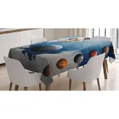 Abakuhaus Tafelkleed nevel – Astronaut ruimte – 140x240 Blauw/Grijs