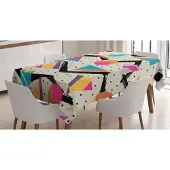 Abakuhaus Indie Tafelkleed – Memphis-stijl – 140x240 cm – veelkleurig – machinewasbaar
