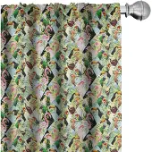 Abakuhaus Luau Voorhangen – Tropische Jungle – 2x75x245 cm