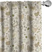 Abakuhaus Kip Voorhangen – 2x75x225 – Microvezel – Bruin Camel