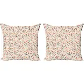 Abakuhaus Kussenhoes-Set 2x45x45 cm – dubbelbedrukking – microvezel
