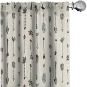 Abakuhaus Pijlgordijnen – 2-delige set 75x175 cm – microvezel, veelkleurig