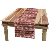 Abakuhaus Noordische tafelrunner – Geometrisch 40x180 cm – Machinewasbaar