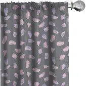 Abakuhaus Kristalgordijnen – 2x75x245 cm – Microvezel, halfdonkerend, mauve-taupe-babyroze