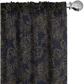 Abakuhaus – Jaargang Rozenbladeren Voorhangen, 2x75x245 cm, Microvezel