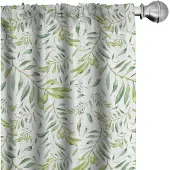 Abakuhaus – Groene bladgordijnen – 2-delige set 75x225 cm – Avocadogroen