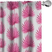 Abakuhaus Gordijnen – Blad geometrisch – 2x75x245 cm – microvezel
