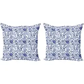 Abakuhaus Aquarel Kussenhoes – 2x50x50 cm – Meerkleurig