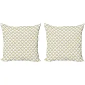 Abakuhaus Art Deco Kussenhoes – 50x50 cm – Dubbelzijdig bedrukt