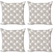 Abakuhaus Bladhoezen – 4x45x45 cm – dubbelzijdig – taupe-wit
