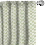 Abakuhaus Geometrische Gordijnen – 2x75x225 cm – limegroen-wit