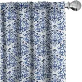 Abakuhaus Indigo gordijnen – 2x75x175 cm – microvezel – halfdonker