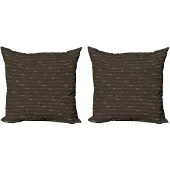 Abakuhaus Kussenhoesenset – 2x40x40 cm – Dubbelzijdige druk – rits