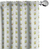 Abakuhaus Prins gordijnen – 2-delige set 75x225 cm – microvezel – mintgroen