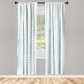 Abakuhaus Anker Gordijnen – 2-Delig 75x225 cm – Blauw/Wit