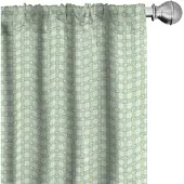 Abakuhaus Abstracte Gordijnen – Daisy Bloemen – mintgroen, 2x75x175 cm – microvezel