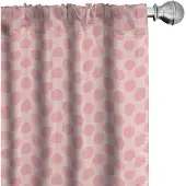 Abakuhaus – Poederroze Gordijnen – 2x75x245 cm – Microvezel, halfdonker