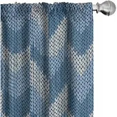 Abakuhaus Blauw Gordijnen – 2x75x225 cm – Mikrofaser – Halfdonker