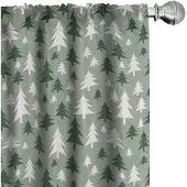 Abakuhaus Voorhangen – 2x75x175 cm – Mikrofaser – Reseda Groen