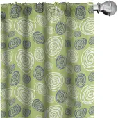 Abakuhaus Abstrakt Voorhangen – 2-delig – 75×175 cm – Microvezel, halfdonkerend