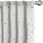 Abakuhaus Kinder Gordijnen – 2x75x225 cm – Microvezel – Licht Koffie