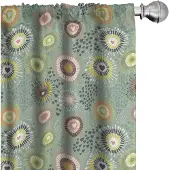 Abakuhaus Geometrische gordijnen – 2x75x245 cm – Mikrofaser