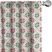 Abakuhaus Geometrische Gordijnen – 2x75x175 cm – Mikrofaser, halfdonkerend