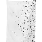 Abakuhaus Tafelkleed Sterren Viering – 140x240 cm – Lichtgrijs, Wasbaar