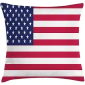 Abakuhaus Kussenhoes Vierde juli – Decoratief 50x50 cm – Nachtblauw-Wit