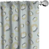 Abakuhaus Noord Voorhangen – 2x75x175 cm – Microfaser – Halfschaduw