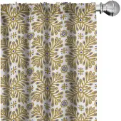 Abakuhaus – Voorhangen 2x75x225 cm – Mikrofaser – Halfdonker Hemelsblauw