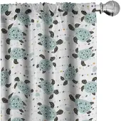 Abakuhaus Aboriginal – Voorhangen 2x75x225 cm – Microvezel – Kadettblauw