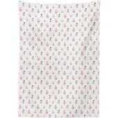 Abakuhaus Tafellaken – 140x170 cm – Satijn – Roze – Lichtgrijs – Binnen/buiten