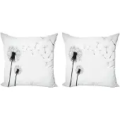 Abakuhaus Paardenbloem Kussenhoes – Set van 2 – 40x40 – Dubbelzijdig