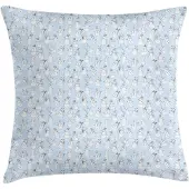 Abakuhaus Sneeuwman-Kussenhoes – Doodle-Stijl – 40x40 cm – Babyblauw/Blauwgrijs, tweezijdig bedrukt