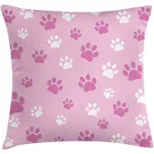 Abakuhaus Hundekussenhoes – Dubbelzijdig bedrukt – 40x40 cm Babyroze