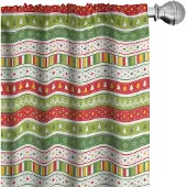 Abakuhaus Gordijnen 2x75x175 – microvezel, halfdonker, Digiprint – Limoen